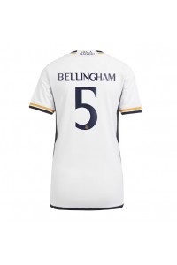 Fotbalové Dres Real Madrid Jude Bellingham #5 Dámské Domácí Oblečení 2023-24 Krátký Rukáv